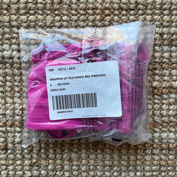 NEW Free People Wrapped Up Heathered Bra In Berry Pink - Picture 6 of 12